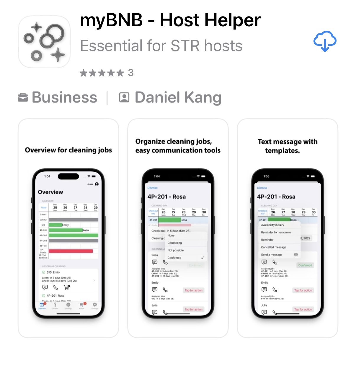 MyBnb iOS app